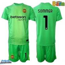 Inter Milan Yann Sommer #1 Keeper Tredjedraktsett Barn 2025-26 Kortermet (+ Korte bukser)